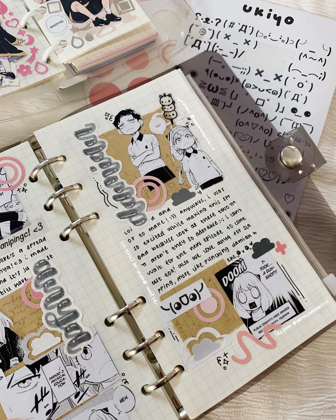 MyJournalStory: Anime journals with @bujowmee | The Washi Tape Shop