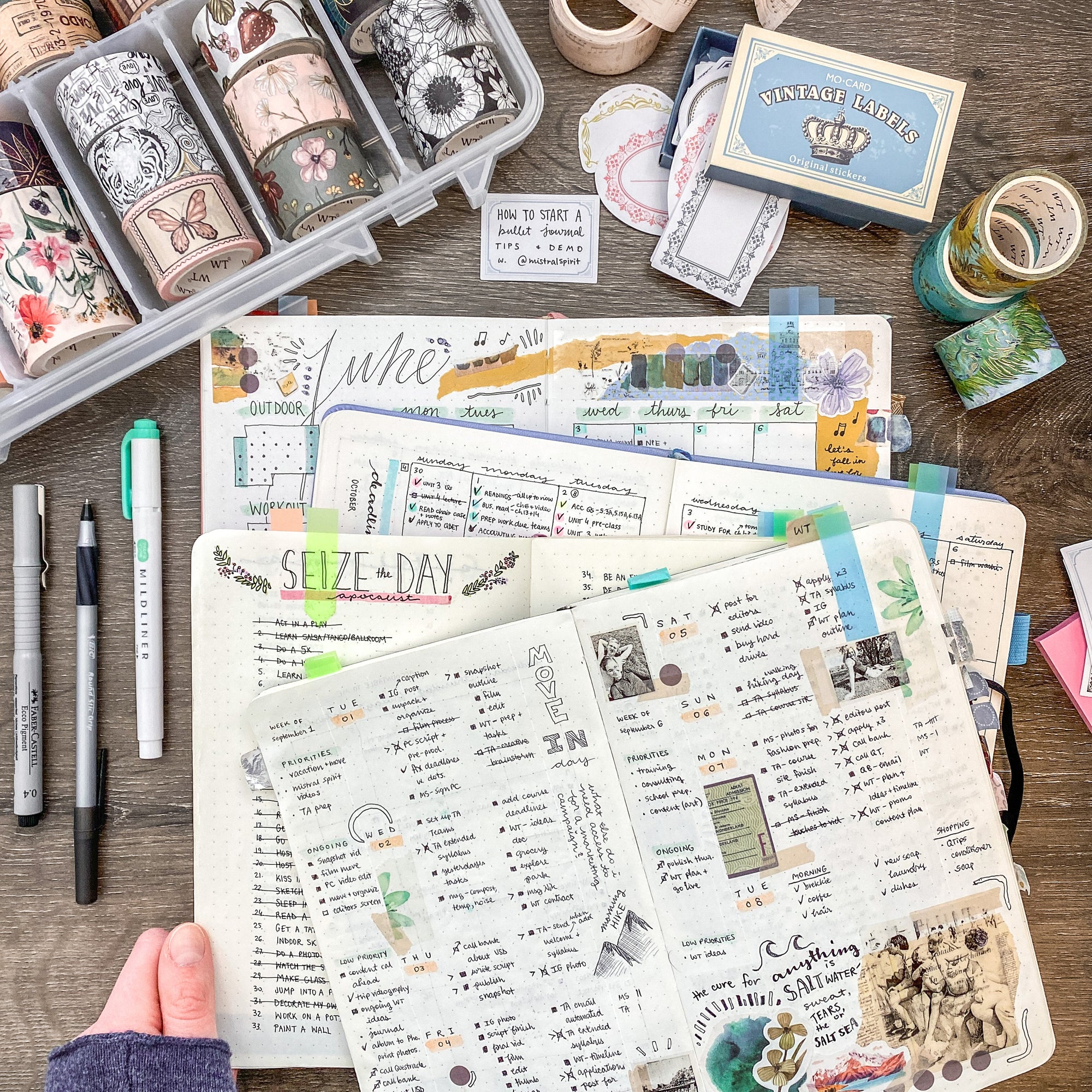 How to Start a Bullet Journal: Tips & Demo || LIVE with Mistral Spirit