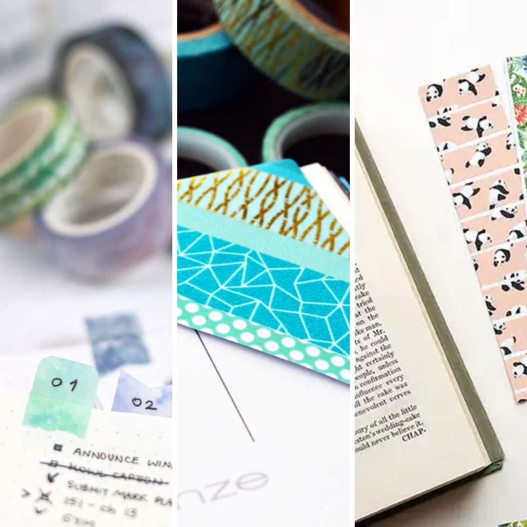 Washi Tape Bookmarks: 3 Ways