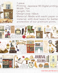Pre-cut Cats and Books Wide Washi/PET Tape | The Washi Tape Shop. Beautiful Washi and Decorative Tape For Bullet Journals, Gift Wrapping, Planner Decoration and DIY Projects