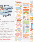 Pre-cut Mindfulness Washi/PET Bundle
