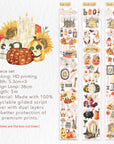 Luminous Haunt Washi Tape Sticker Set (GILDED)