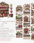 Pre-cut Maple Café Wide Washi/PET Tape