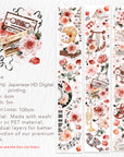 Pre-cut Rose Sonata Wide Washi/PET Tape | The Washi Tape Shop. Beautiful Washi and Decorative Tape For Bullet Journals, Gift Wrapping, Planner Decoration and DIY Projects