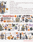 Pre-cut Haunted Night Wide Washi/PET Tape