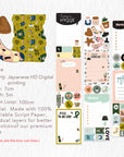 Pre-cut Hygge Notes Script Tape Bundle | The Washi Tape Shop. Beautiful Washi and Decorative Tape For Bullet Journals, Gift Wrapping, Planner Decoration and DIY Projects