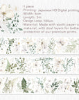 Vanilla Mint Wide Washi / PET Tape | The Washi Tape Shop. Beautiful Washi and Decorative Tape For Bullet Journals, Gift Wrapping, Planner Decoration and DIY Projects