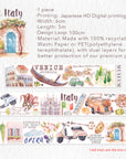 Pre-cut Dream of Venice Wide Washi/PET Tape | The Washi Tape Shop. Beautiful Washi and Decorative Tape For Bullet Journals, Gift Wrapping, Planner Decoration and DIY Projects