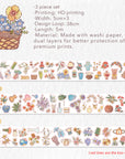 Vase Medley Washi Tape Sticker Set