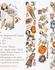 Pre-cut Autumn Enchantment Wide Washi/PET Tape | The Washi Tape Shop. Beautiful Washi and Decorative Tape For Bullet Journals, Gift Wrapping, Planner Decoration and DIY Projects