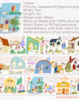 Pre-cut Bloom House Wide Washi/PET Tape | The Washi Tape Shop. Beautiful Washi and Decorative Tape For Bullet Journals, Gift Wrapping, Planner Decoration and DIY Projects