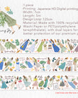 Pre-cut Velvet Voyage Wide Washi/PET Tape | The Washi Tape Shop. Beautiful Washi and Decorative Tape For Bullet Journals, Gift Wrapping, Planner Decoration and DIY Projects