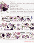 Pre-cut Violet Veil Wide Washi/PET Tape | The Washi Tape Shop. Beautiful Washi and Decorative Tape For Bullet Journals, Gift Wrapping, Planner Decoration and DIY Projects
