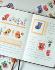 Paw Parlor Washi Tape Sticker Set | The Washi Tape Shop. Beautiful Washi and Decorative Tape For Bullet Journals, Gift Wrapping, Planner Decoration and DIY Projects