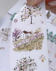 Pre-cut Sunlit Orchard Script Tape Set (GILDED)