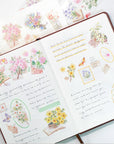 Pre-cut Petal Post Wide Washi/PET Tape | The Washi Tape Shop. Beautiful Washi and Decorative Tape For Bullet Journals, Gift Wrapping, Planner Decoration and DIY Projects