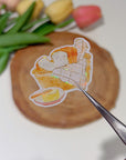 Pre-cut Autumn Pantry Wide Washi/PET Tape (Seashell Gilded) | The Washi Tape Shop. Beautiful Washi and Decorative Tape For Bullet Journals, Gift Wrapping, Planner Decoration and DIY Projects