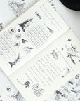 Graveyard Scribbles Washi Tape Sticker Set (GILDED)