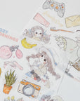 Cozy Mornings Washi Paper Sticker Set | The Washi Tape Shop. Beautiful Washi and Decorative Tape For Bullet Journals, Gift Wrapping, Planner Decoration and DIY Projects