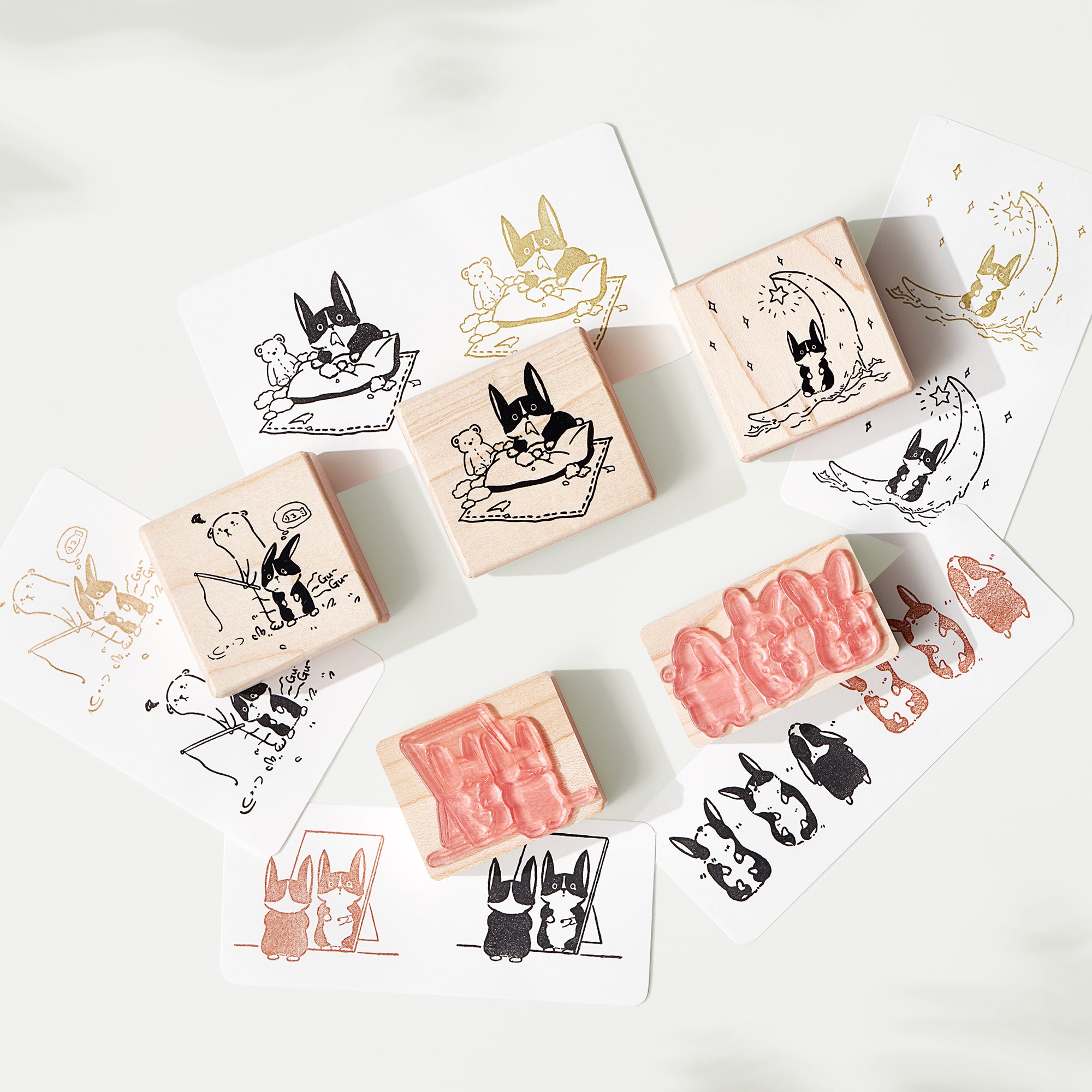 Pup Diary Stamp Set | The Washi Tape Shop