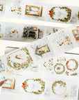 Pre-cut Midnight Noel Wide Washi/PET Tape