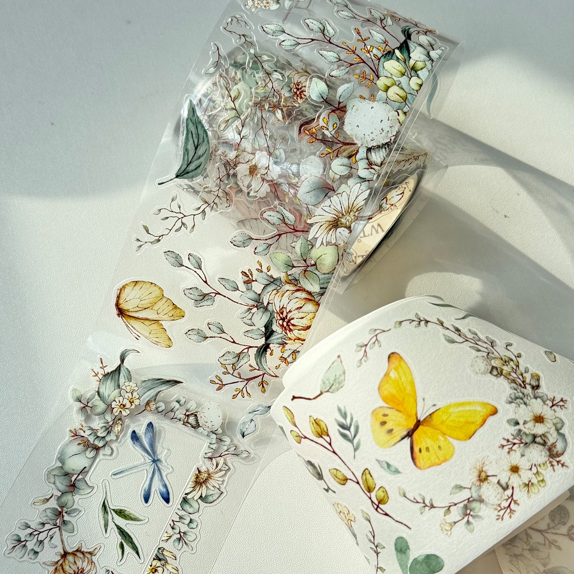 Pre-cut Zephyr Bloom Wide Washi/PET Tape | The Washi Tape Shop