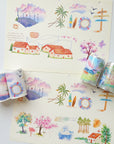 Pre-cut Misty Breeze Bundle | The Washi Tape Shop. Beautiful Washi and Decorative Tape For Bullet Journals, Gift Wrapping, Planner Decoration and DIY Projects
