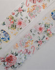 Pre-cut Holly Bloom Wide Washi/PET Tape (Seashell Gilded)