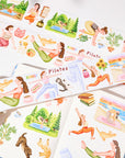 Pre-cut Yoga Sonnet Wide Washi/PET Tape | The Washi Tape Shop. Beautiful Washi and Decorative Tape For Bullet Journals, Gift Wrapping, Planner Decoration and DIY Projects