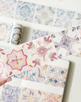 Mediterranean Tiles Wide Washi/PET Tape | The Washi Tape Shop. Beautiful Washi and Decorative Tape For Bullet Journals, Gift Wrapping, Planner Decoration and DIY Projects