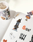 Pre-cut Haunted Night Wide Washi/PET Tape