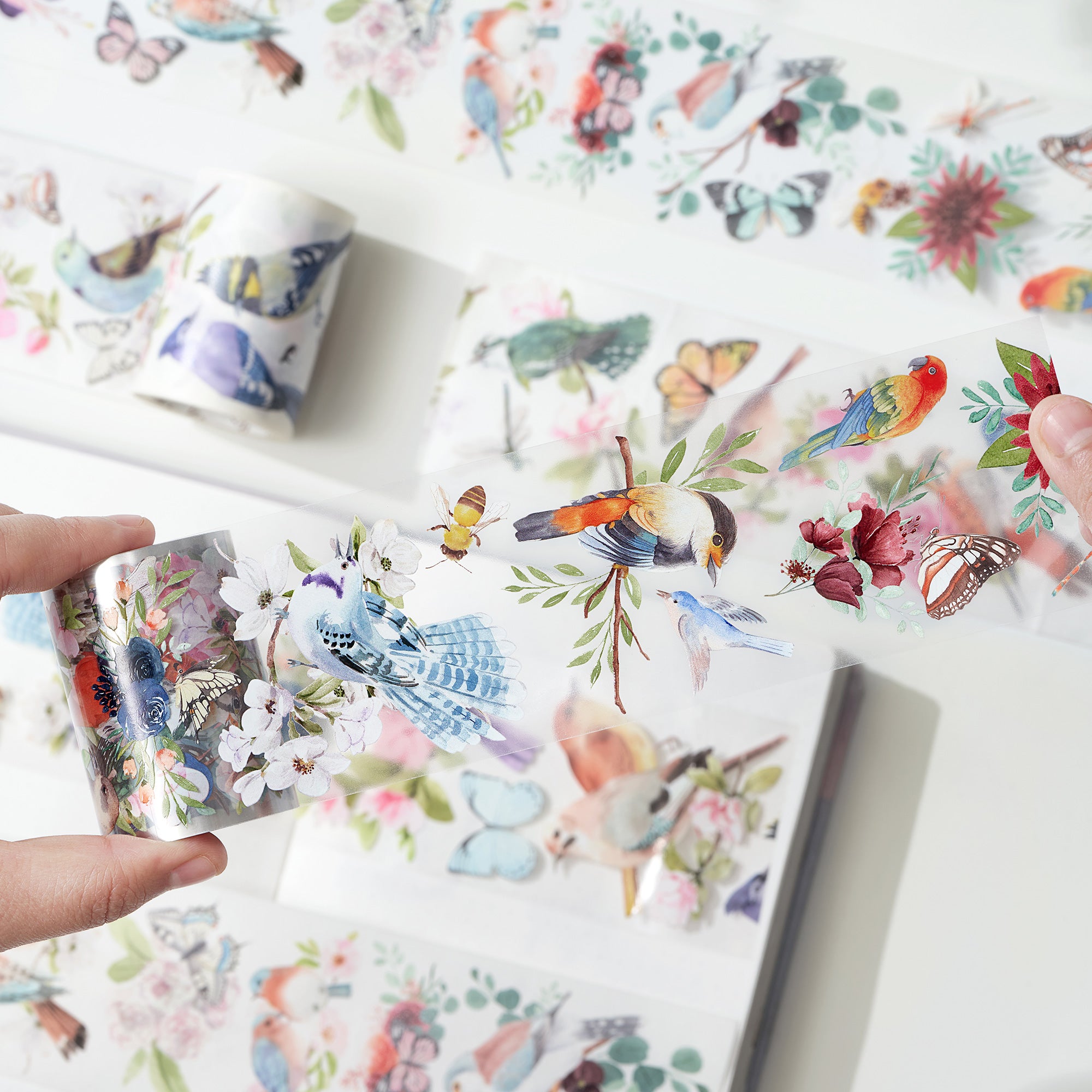 Spring Serenade Wide Washi / PET Tape | The Washi Tape Shop. Beautiful Washi and Decorative Tape For Bullet Journals, Gift Wrapping, Planner Decoration and DIY Projects
