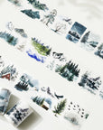 Pre-cut Winter Whispers Wide Washi/PET Tape | The Washi Tape Shop. Beautiful Washi and Decorative Tape For Bullet Journals, Gift Wrapping, Planner Decoration and DIY Projects