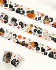 Pre-cut Shadow Paws Wide Washi/PET Tape