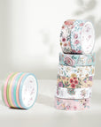 Floral Lane Washi Tape Set | The Washi Tape Shop. Beautiful Washi and Decorative Tape For Bullet Journals, Gift Wrapping, Planner Decoration and DIY Projects