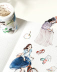 Pre-cut Hello Weekend Wide Washi/PET Tape
