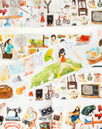 Pre-cut Childhood Memories Wide Washi/PET Tape