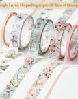 Floral Lane Washi Tape Set | The Washi Tape Shop. Beautiful Washi and Decorative Tape For Bullet Journals, Gift Wrapping, Planner Decoration and DIY Projects