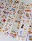 Pre-cut Autumn Village Washi/PET Bundle (Seashell Gilded) | The Washi Tape Shop. Beautiful Washi and Decorative Tape For Bullet Journals, Gift Wrapping, Planner Decoration and DIY Projects