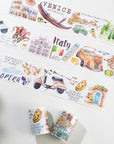 Pre-cut Dream of Venice Wide Washi/PET Tape