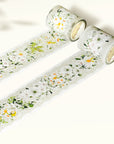 Pre-cut Petals en Blanc Wide PET Tape | The Washi Tape Shop. Beautiful Washi and Decorative Tape For Bullet Journals, Gift Wrapping, Planner Decoration and DIY Projects