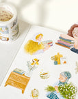 Pre-cut Cozy Hour Wide Washi/PET Tape | The Washi Tape Shop. Beautiful Washi and Decorative Tape For Bullet Journals, Gift Wrapping, Planner Decoration and DIY Projects
