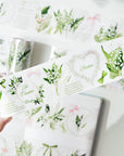 Lily of the Valley Wide Washi/PET Tape | The Washi Tape Shop. Beautiful Washi and Decorative Tape For Bullet Journals, Gift Wrapping, Planner Decoration and DIY Projects