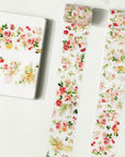 Pre-cut Summer Blossom Wide Washi/PET Tape | The Washi Tape Shop. Beautiful Washi and Decorative Tape For Bullet Journals, Gift Wrapping, Planner Decoration and DIY Projects