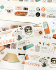The Adventurer Washi Tape Sticker Set