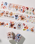 Pre-cut Amber Notes Wide Washi/PET Tape