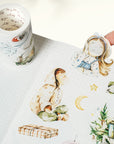 Pre-cut Winter Dreamscape Wide Washi/PET Tape