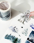 Pre-cut Winter Whispers Wide Washi/PET Tape | The Washi Tape Shop. Beautiful Washi and Decorative Tape For Bullet Journals, Gift Wrapping, Planner Decoration and DIY Projects