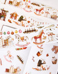 Pre-cut Woodland Chronicle Wide Washi/PET Tape (Seashell Gilded) | The Washi Tape Shop. Beautiful Washi and Decorative Tape For Bullet Journals, Gift Wrapping, Planner Decoration and DIY Projects