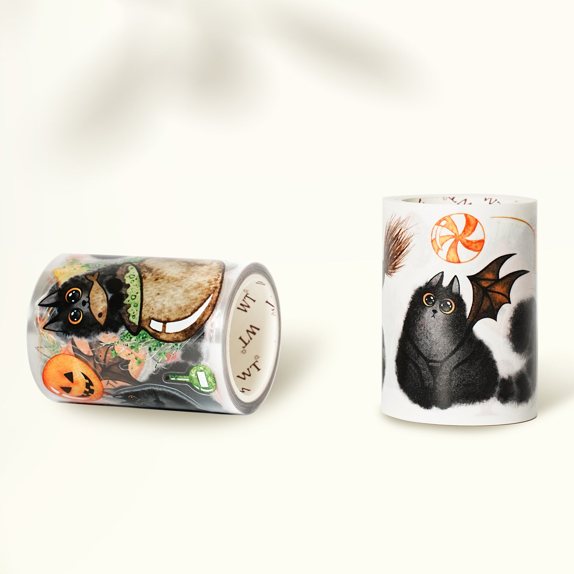 Pre-cut Shadow Paws Wide Washi/PET Tape | The Washi Tape Shop. Beautiful Washi and Decorative Tape For Bullet Journals, Gift Wrapping, Planner Decoration and DIY Projects